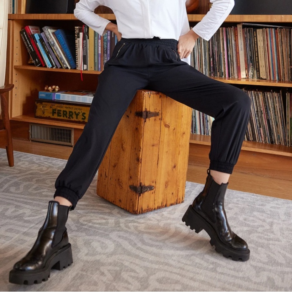 ADAY Black Track Pants